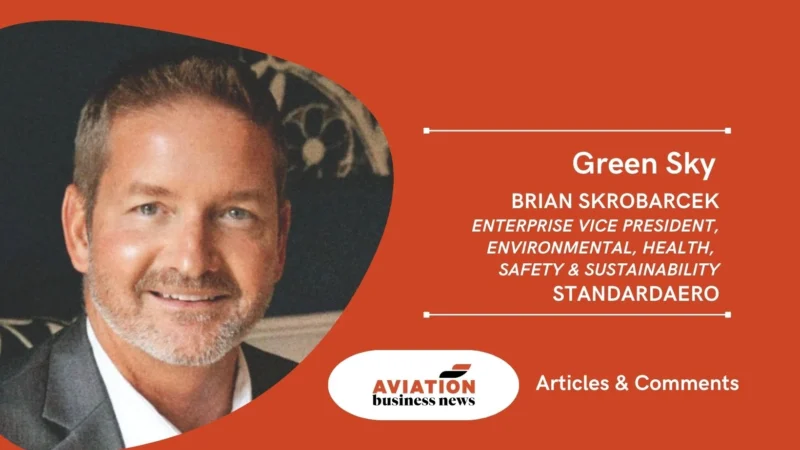 Brian Skrobarcek, enterprise vice president of environmental, health, safety and sustainability at StandardAero