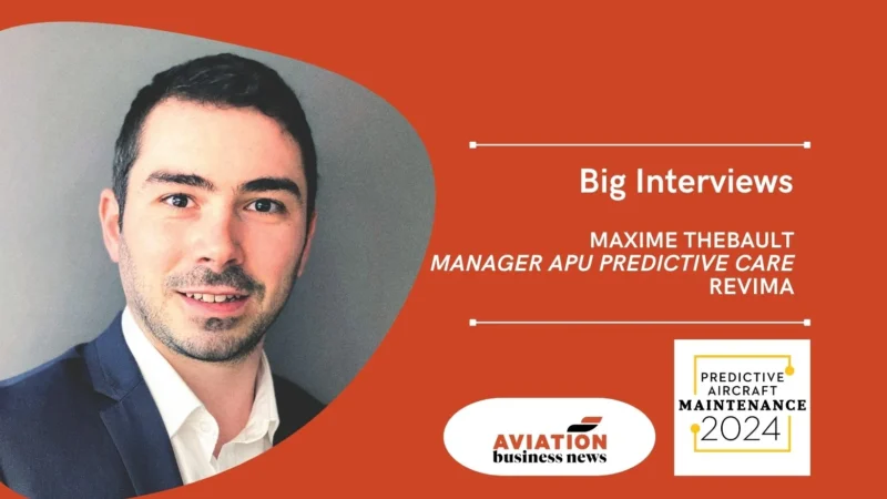 In the run-up to MRO Management's 2024 Predictive Aircraft Maintenance Conference in Dublin on 13-14 November, we asked Maxime Thebault, manager APU Predictive Care at Revima, who will be speaking at the event, his thoughts on the landscape of predictive maintenance.