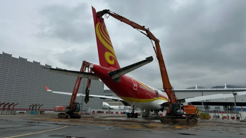 Aircraft and engine aftermarket solutions provider, AerFin, has completed the first-ever commercial aircraft disassembly project at Hong Kong International Airport (HKIA), dismantling one of the six Airbus A330-200 aircraft that had been parked at the site since 2018.