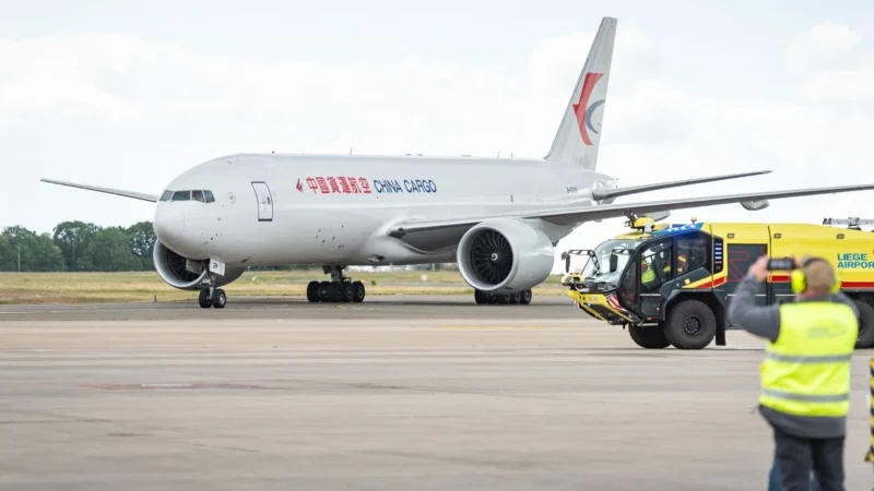 China Cargo Airlines has launched a new scheduled freighter service connecting Liège Airport (LGG) in Belgium with Hefei Xinqiao International Airport (HFE) in China.