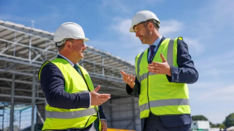 Bombardier is advancing construction of its new 51,000 sqft paint facility at the London Biggin Hill Service Centre, with key groundwork and foundation phases now completed and structural framing well underway.