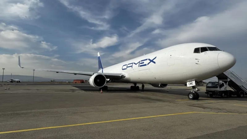 Charter airline, CAMEX Airlines, has received its first widebody aircraft from ATSG-owned lessor Airborne Global Leasing.