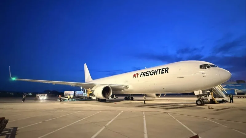 My Freighter has successfully operated its first flight to Hangzhou Xiaoshan International Airport (HGH)