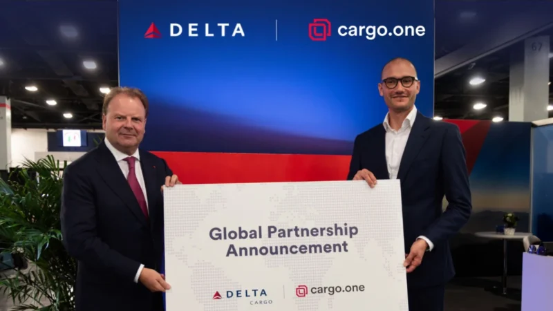 Delta Cargo has announced it will be adding its capacity to the digital air freight booking platform, cargo.one.