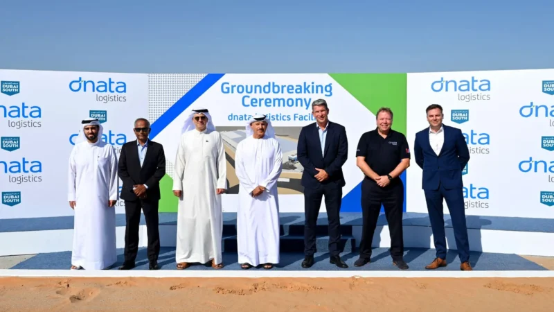 dnata’s leading global freight forwarder and logistics services provider, dnata Logistics, has broken ground on a new US$ 27 million, 57,000 sqm warehouse in Dubai South, the largest single-urban master development focusing on aviation, logistics and real estate.
