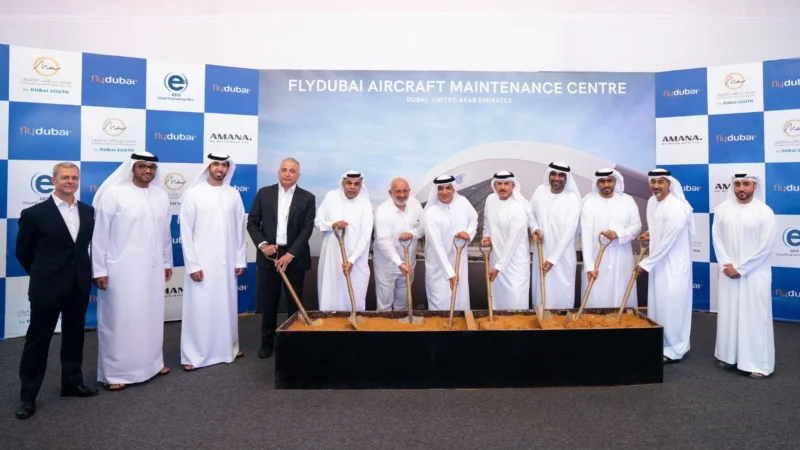 Dubai-based carrier flydubai has broken ground on its new multimillion-dollar aircraft maintenance centre at Dubai South, marking a strategic milestone in its expansion plans.