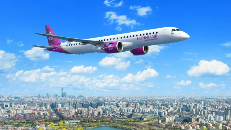 Mongolian airline Hunnu Air has signed a multi-year contract to join Embraer’s Component Pool Program.