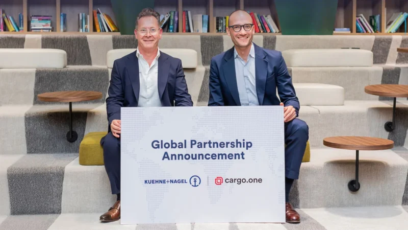 Freight forwarder, Kuehne+Nagel, has entered a global partnership with digital air freight platform, cargo.one, to enhance its air freight procurement and sales capabilities.