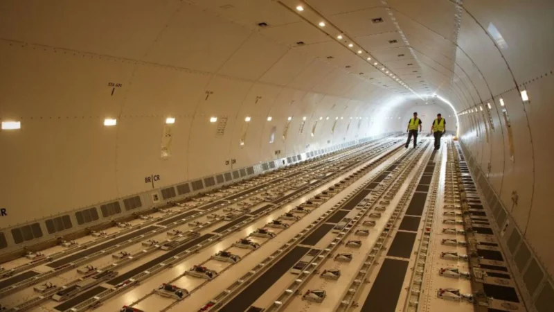 Mammoth Freighters has received the first complete shipset of the Collins Aerospace cargo loading system for its 777-200LRMF passenger-to-freighter (P2F) conversion.