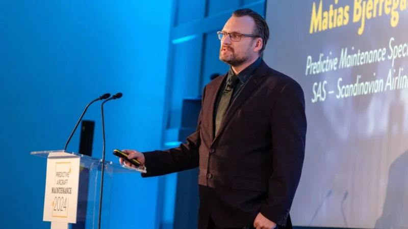 Matias Bjerregaard, predictive maintenance specialist at SAS - Scandinavian Airlines