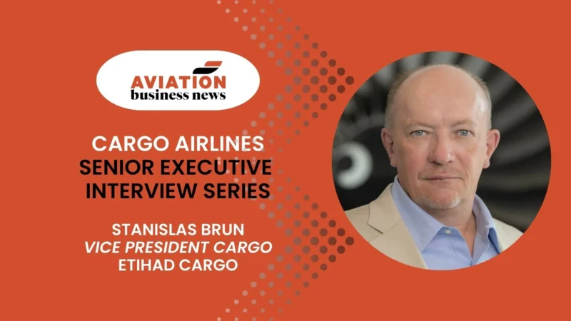 Stanislas Brun, vice president of cargo at Etihad Cargo